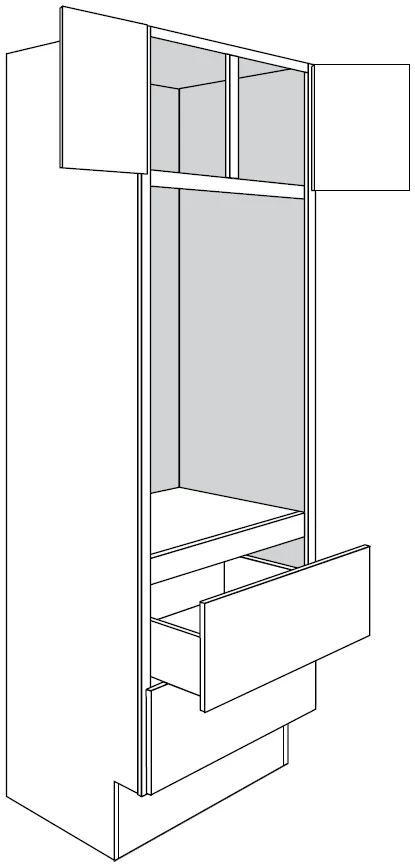 ADA Oven Cabinet 33 W X 84 H X 24 D - Dover by JSI