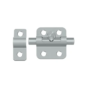 Deltana Barrel Bolt, Brushed Chrome, 2″