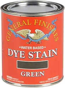 General Finishes Dye Stains, Green, Quart