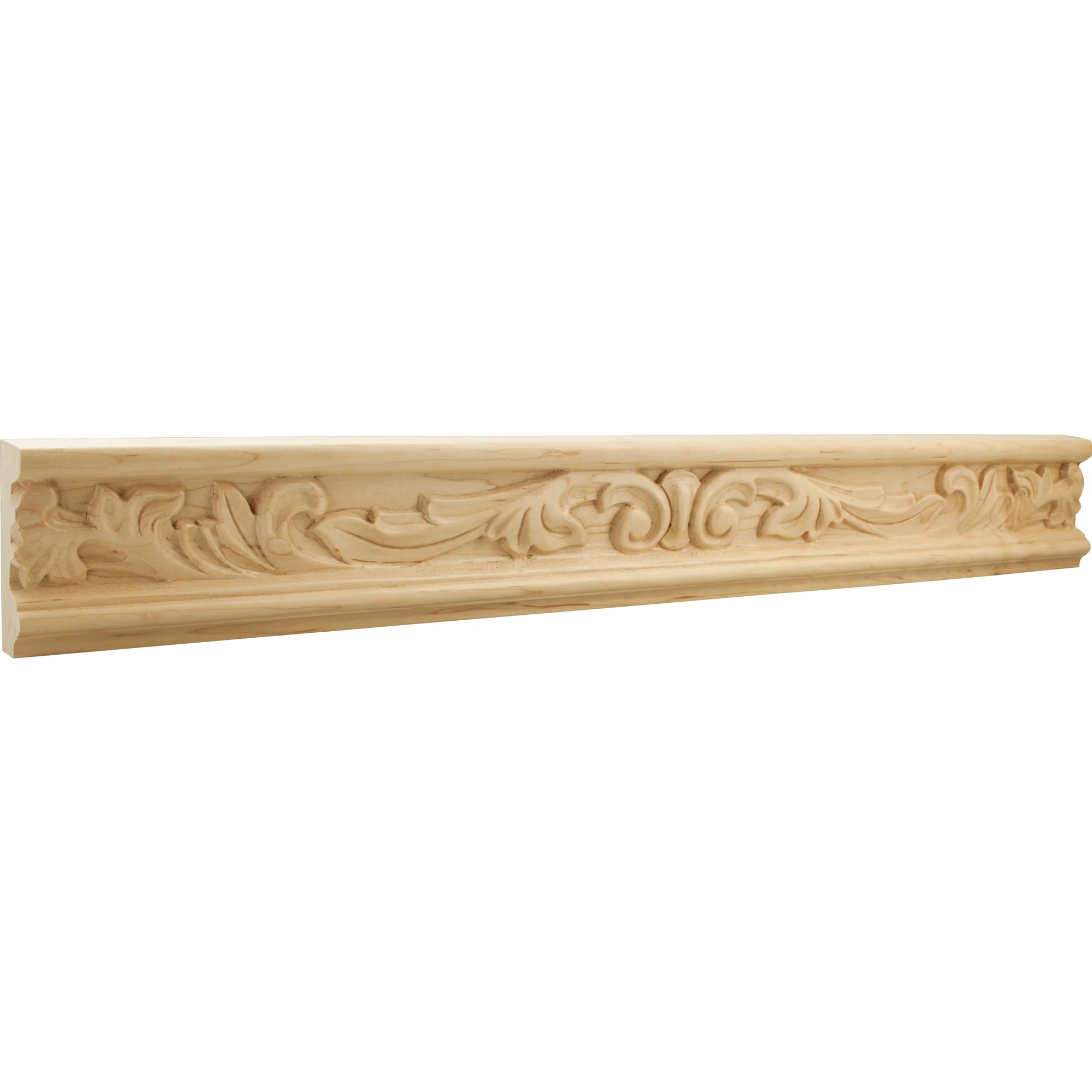 Hardware Resources Leaf Hand Carved Moulding Maple 3″ Length
