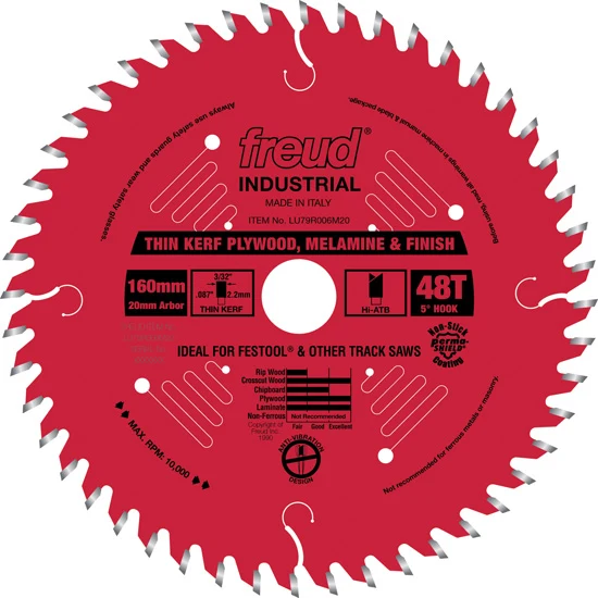 Freud Thin Kerf Ultimate Plywood & Melamine Blade