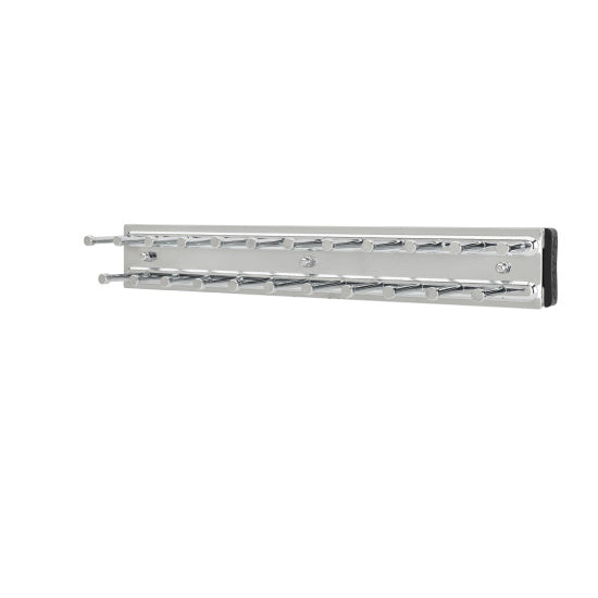 Rev-a-shelf Side Mount Tie Rack, Chrome, 12"