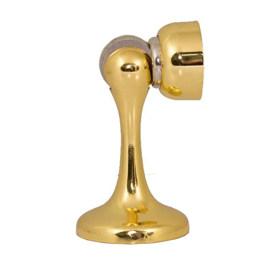 SOSS Magnetic Door Holder And Stop, Gold, 3-3/4″