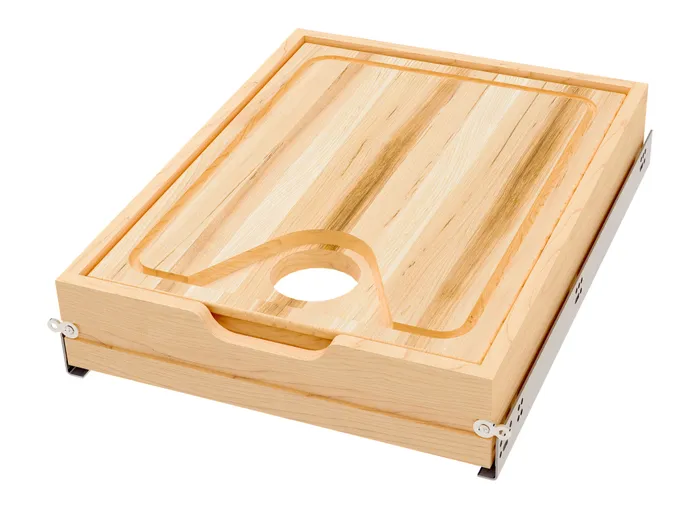 Rev-a-shelf Natural Maple Half Tiered Vanity Drawer Organizer For Full-Access Cabinets, 18′