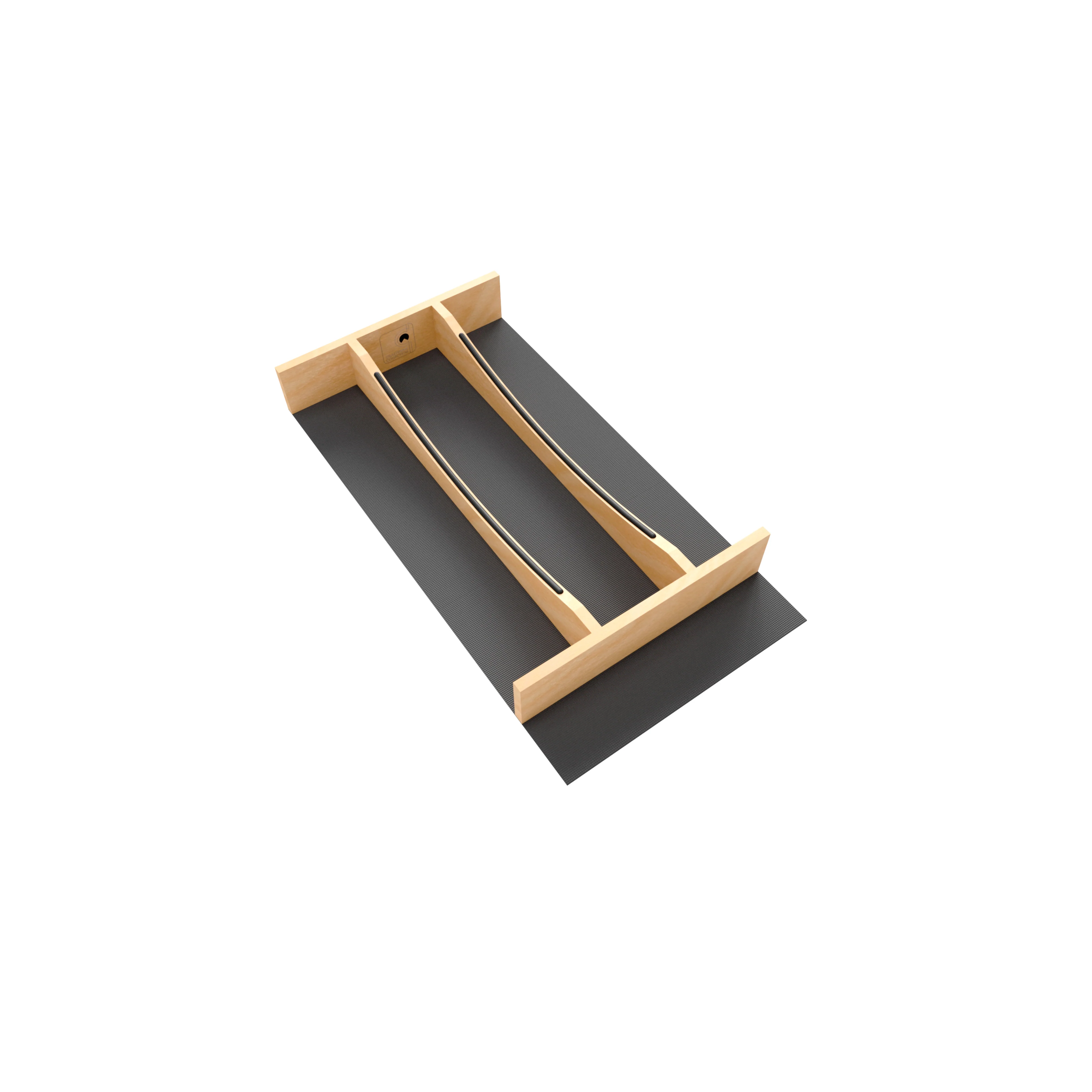 Craftsman Collection Solid Maple Utensil Drawer Insert w/ Black Accents, 15" Maple