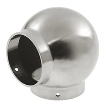 Ball Elbow for 2″ Tubing Satin Stainless Steel