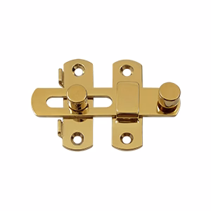 Deltana Drop Latch 3-1/2″ Solid Brass, Polished Brass