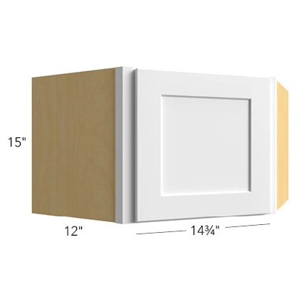 Wall Diagonal Corner 24 W X 15 H X 12 D – Fusion by Fabuwood