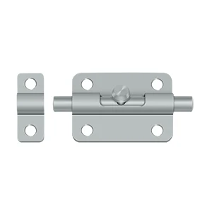 Deltana Barrel Bolt, Brushed Chrome, 3″