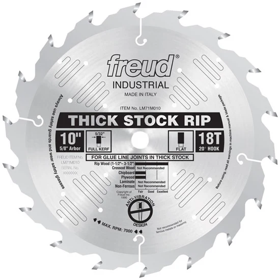 Freud Thick Stock Rip Blades