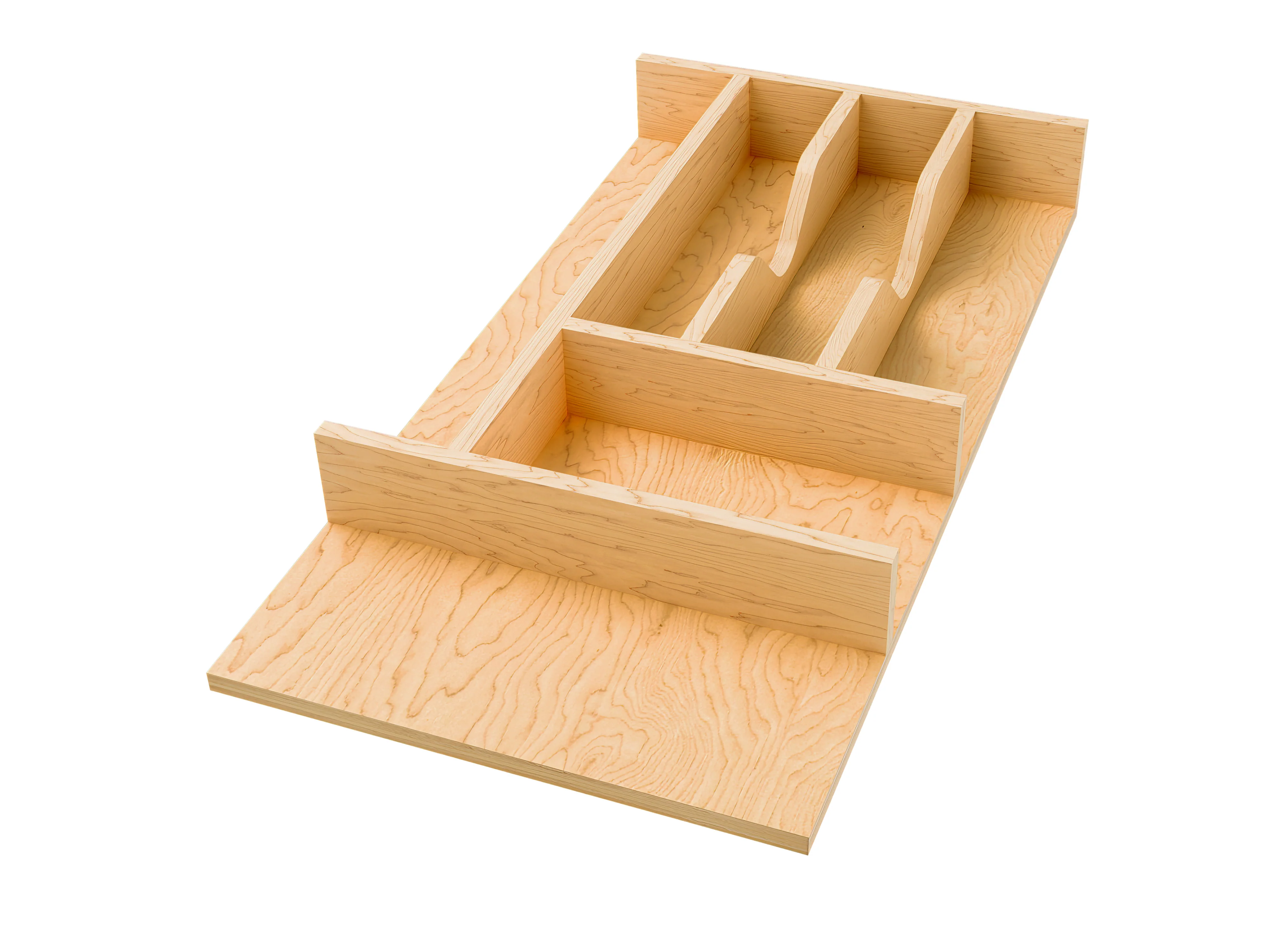 Rev-a-shelf Maple Right Cutlery Drawer Insert, 15"