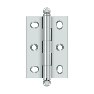 Deltana 2.5" x 1.75" Cabinet Hinge, Polished Chrome