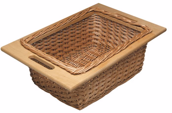 Hafele Wicker Basket With Frame Handles