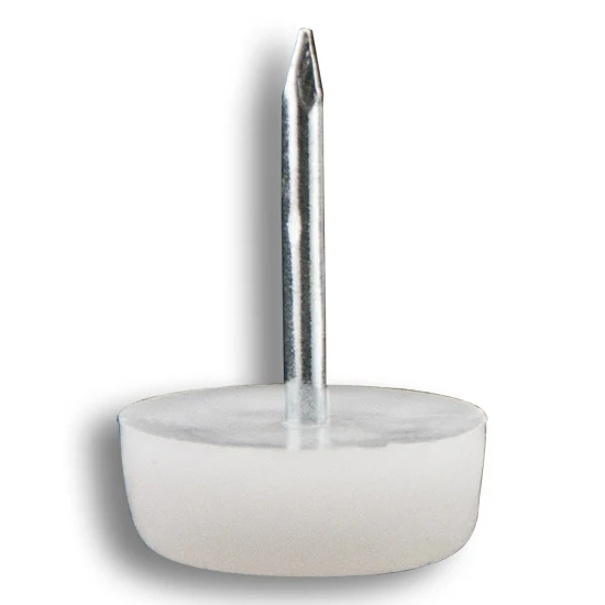 Tack Glide 5/8" Diameter 1/4" Height White