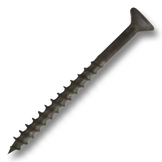 #8 Screw Square/Phillips Combo Flat Head Coarse Thread Plain And Dri-Lube 2"