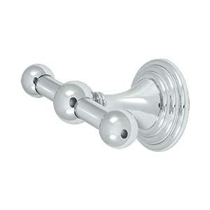 Deltana Robe Hook Classic 98C Series, Chrome, Double
