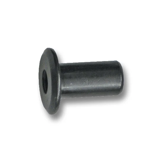 Stafast KD Nut Long 18 mm Long 17 mm Diameter Head, Black