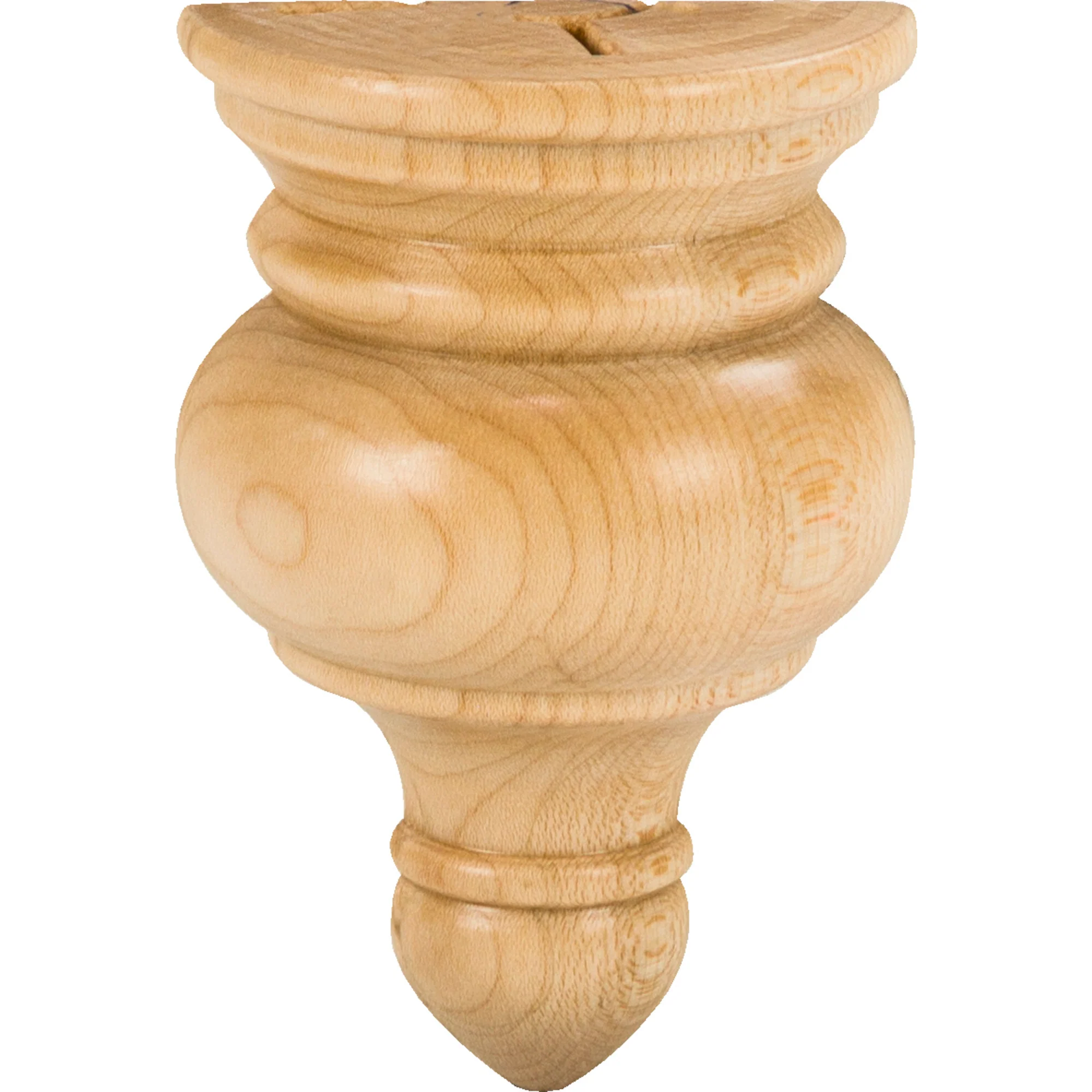 Hardware Resources Transition Finial Alder 3-1/2" Length