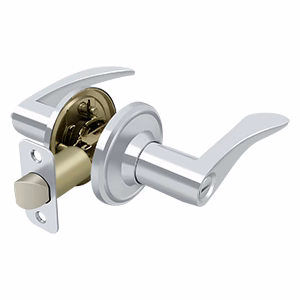 Deltana Backset 2-3/8″ 2-3/4, Chrome, Left, Privacy