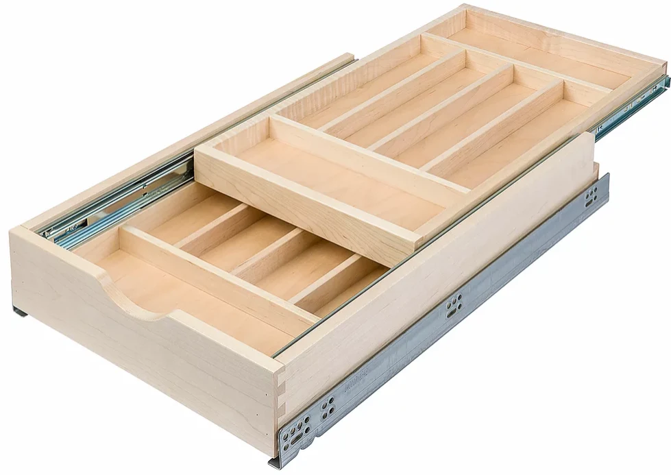 Century Components Double Tier Silverware Drawer 14-7/8″ Width