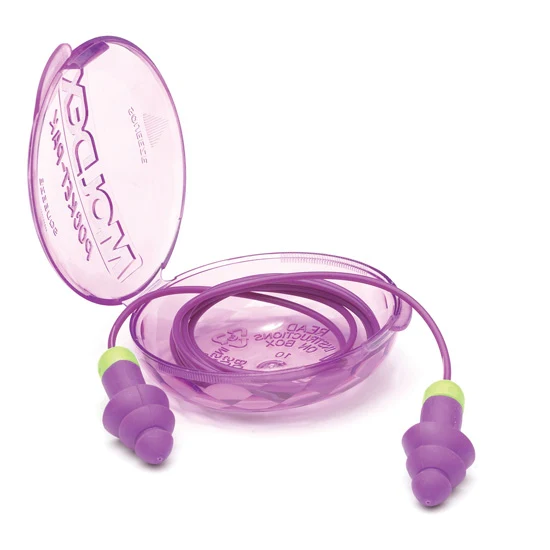 Ear Plugs With Cord & Carrying Case