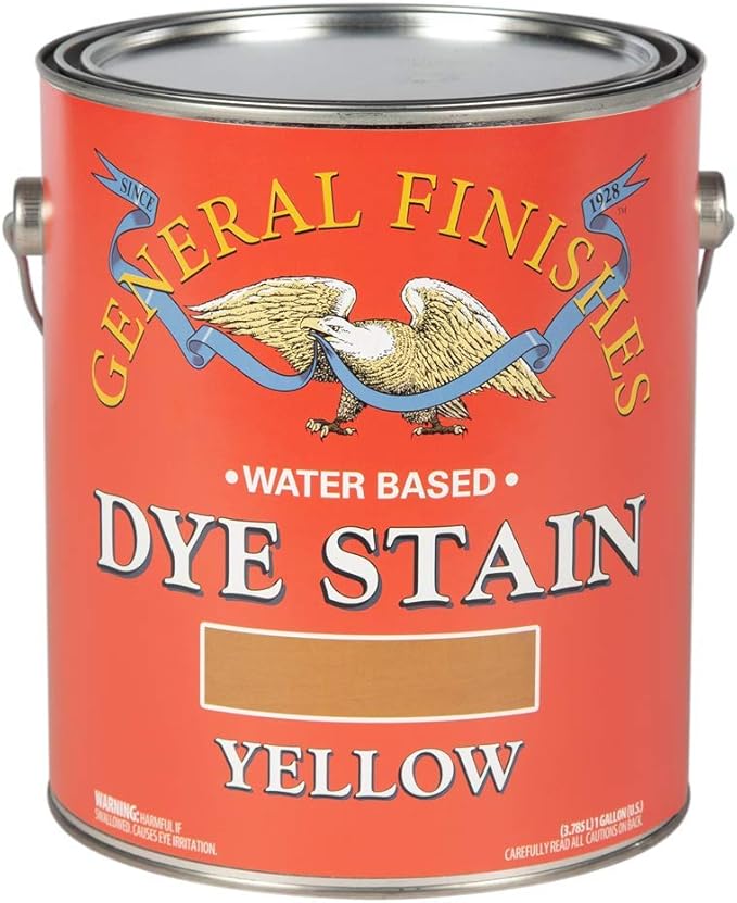 General Finishes Dye Stains, Yellow, Gallon