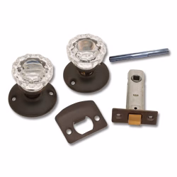 First Watch Passage Door Latch Set, Vintage Bronze, 2-3/8″
