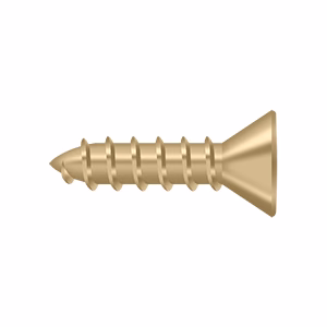 Deltana #10 Steel Wood Screw 3/4″ Length Brushed Brass