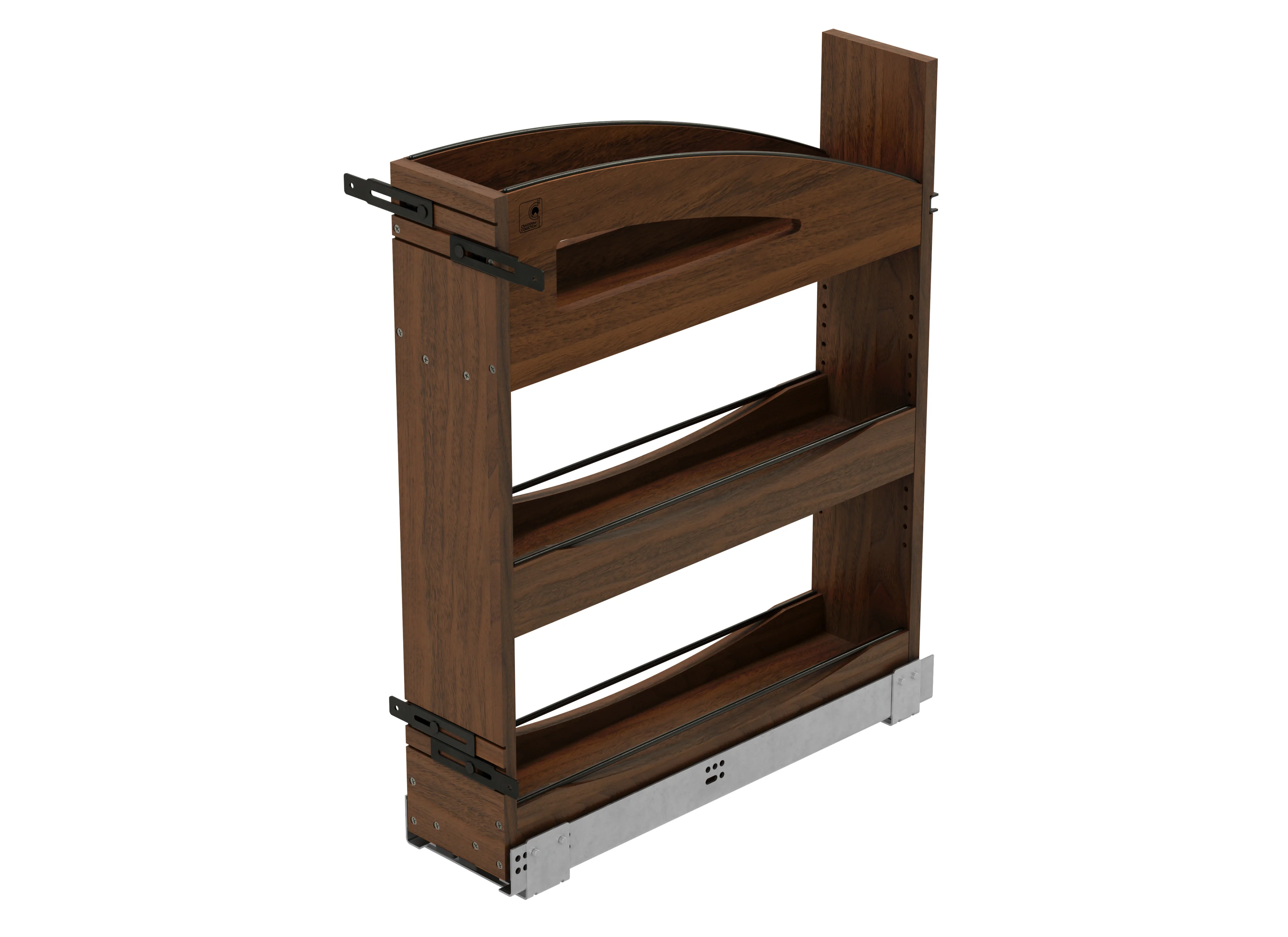 Craftsman Collection Solid Maple Base Cabinet Pullout Organizer