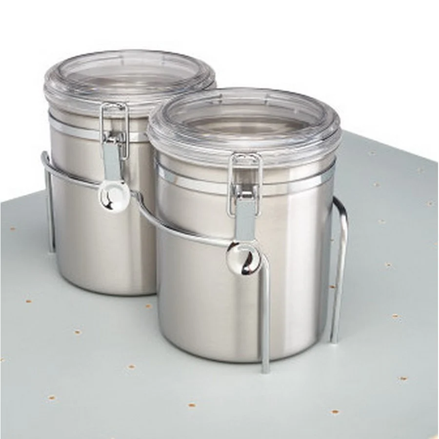 Drop-In Canister Holder With Canisters For Drawer Pegboard System