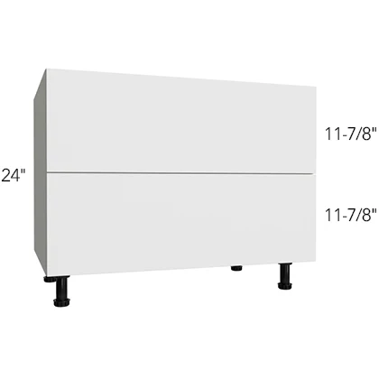 Base Range Top w/ 2 Drawer 30 W X 34-1/2 H X 24 D – Illume Tuscany by Fabuwood