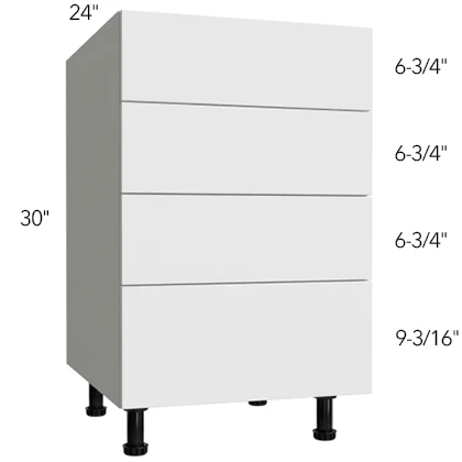 Base 4 Drawer 12 W X 34-1/2 H X 24 D – Illume Tuscany by Fabuwood