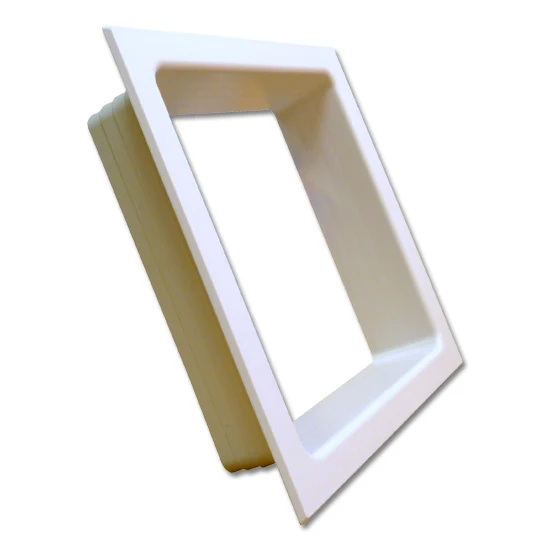 White Electrical Trim Ring (10 Pack)