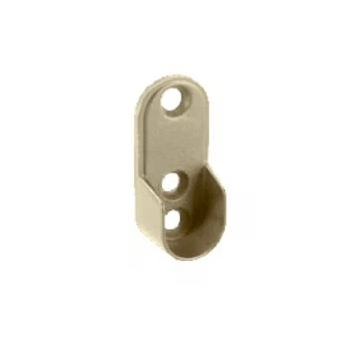 EPCO Closet Rod Flange For Oval Rod Screw On, Satin Nickel