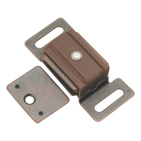 Hickory Hardware Magnetic Catch Steel 1-7/8″ Statuary Bronze