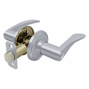 Deltana Backset 2-3/8″ 2-3/4, Brushed Chrome, Left, Privacy