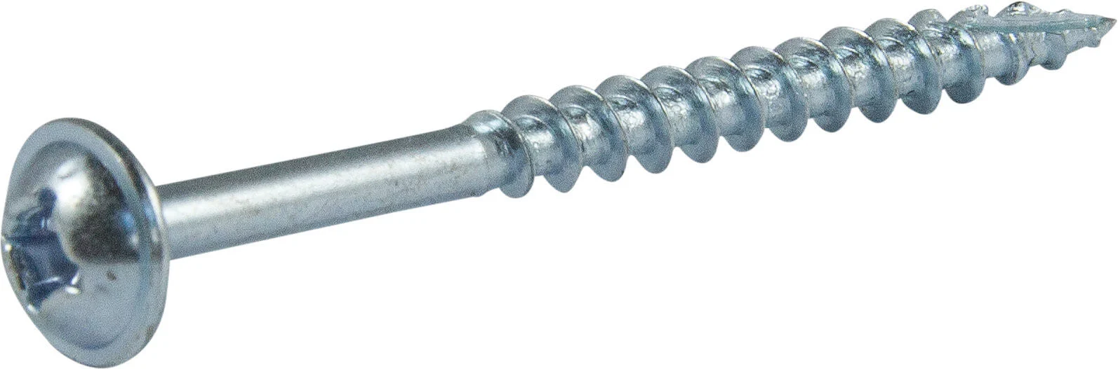 #8 Phillips Round Washer Head Screw Coarse Thread Type 17 Point Zinc (Box of 100)