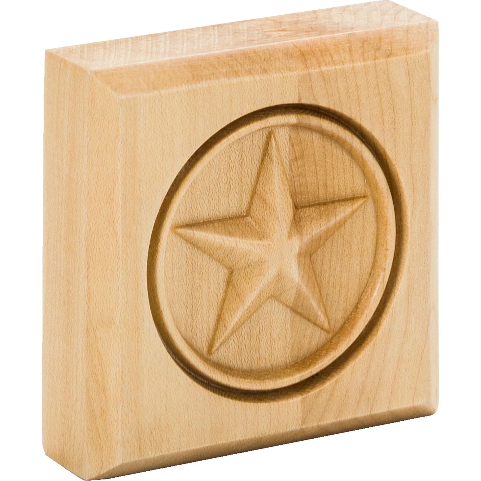 Hardware Resources Star Rosette Maple 3″ Length