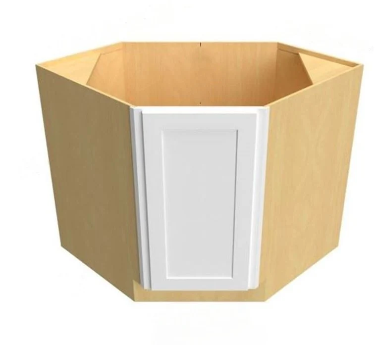 Diagonal Sink Base 36 W X 34-1/2 H X 24 D (full height door) – Fusion by Fabuwood