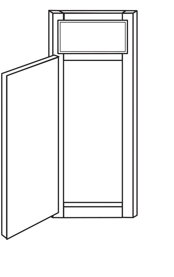Corner Sink Front 17 W X 30 H – Amesbury Slab by JSI