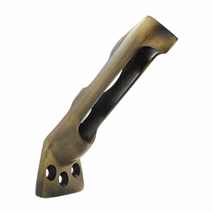 Deltana Flag Pole Holder, Antique Brass, 3/4"