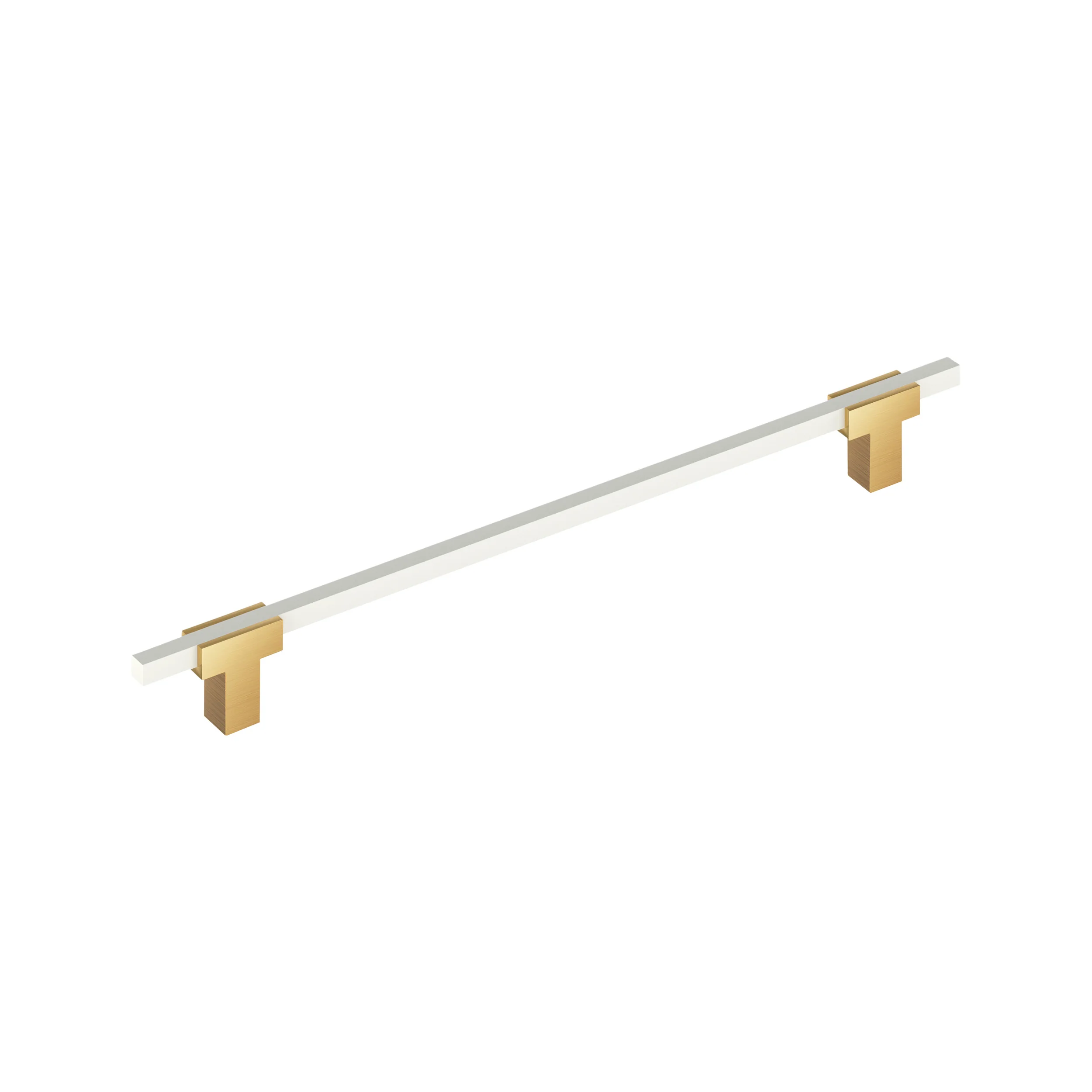 Amerock Urbanite Pull Champagne Bronze/White 10-1/16″ Center to Center