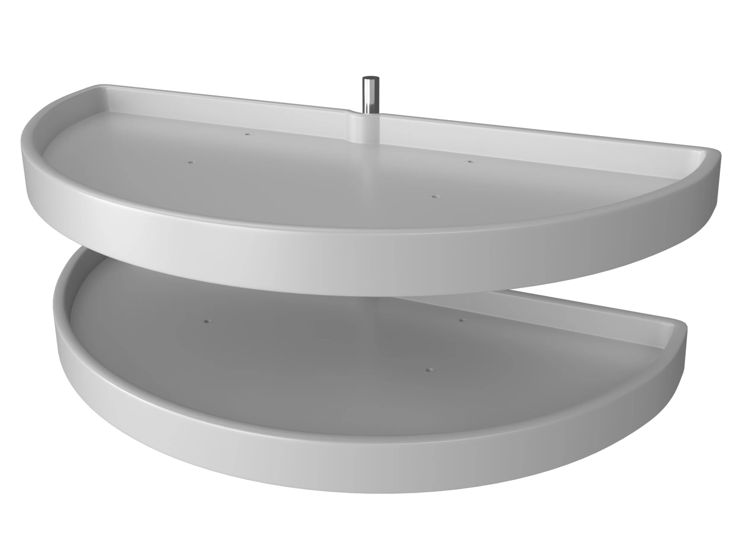 Rev-a-shelf Half Moon 2-Shelf Lazy Susan Set, 39″