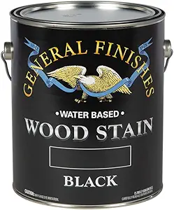 General Finishes Water Based Wood Stains, Black, Gallon