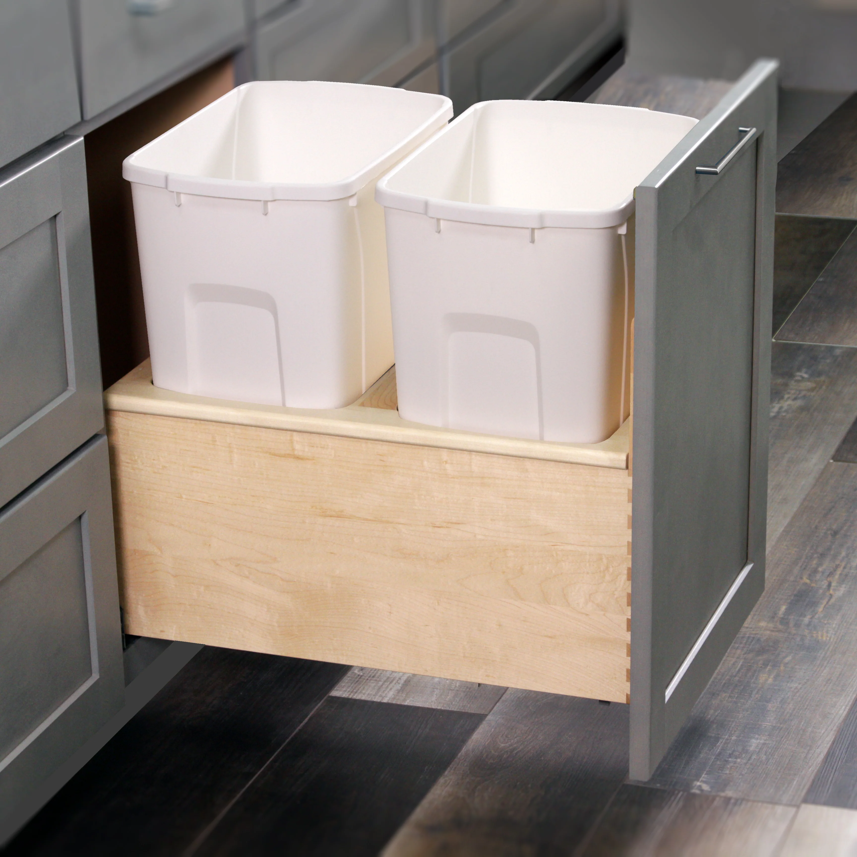 Meadow Lane Double Waste Bin Pullout
