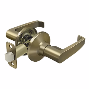 Deltana Linstead Lever Non-Handed, Antique Brass, Passage