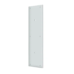 Deltana Push Plate For Door Pull Chrome 8″-15″ Pull Size