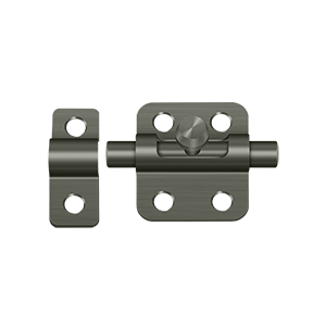 Deltana Barrel Bolt, Antique Nickel, 2″