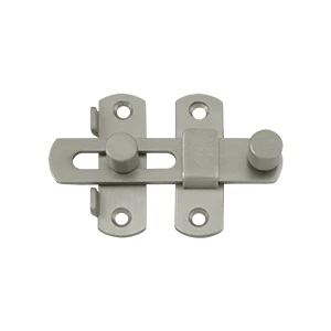 Deltana Drop Latch 3-1/2″ Solid Brass, Brushed Nickel