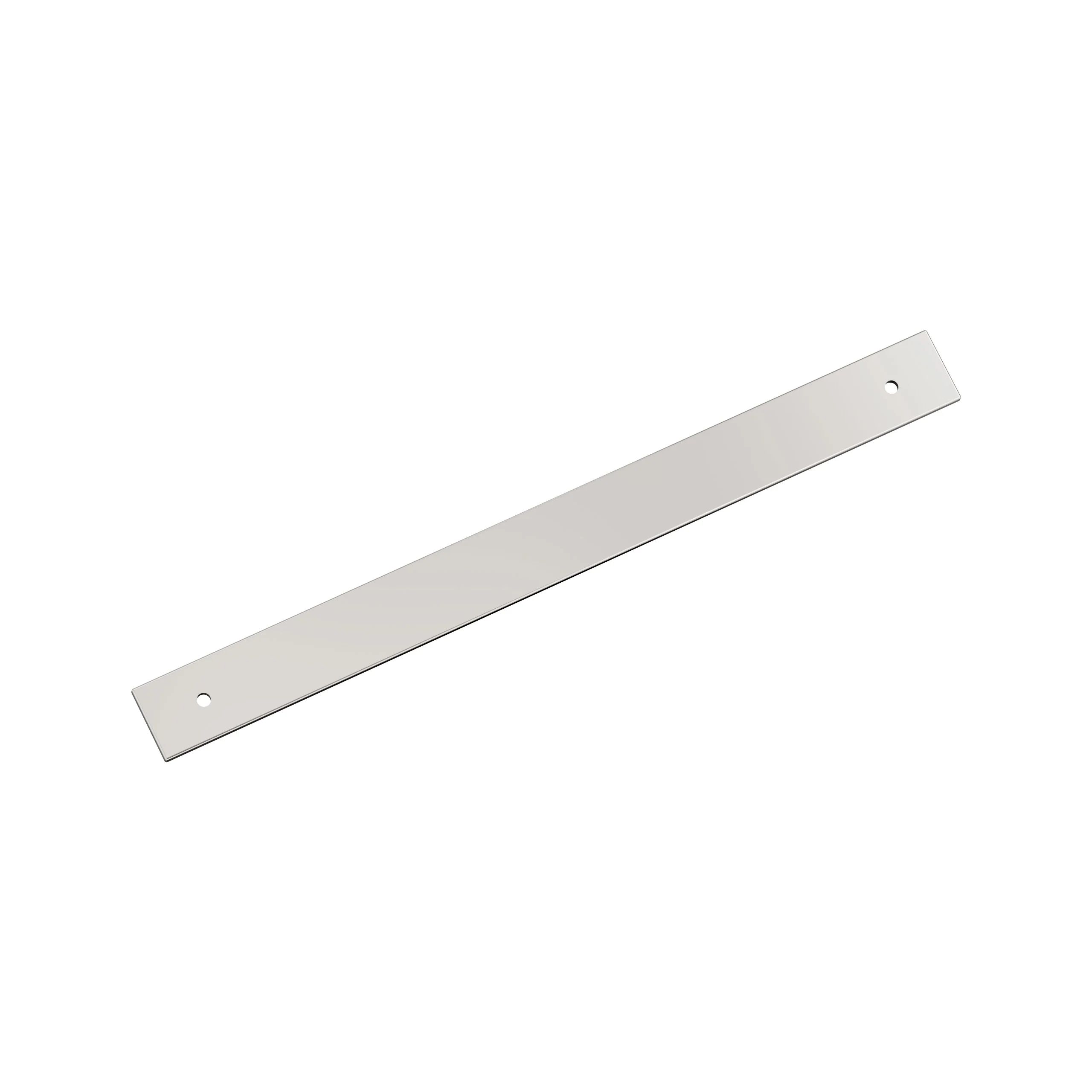 Amerock Ladera Backplate 12″ Center To Center, Polished Nickel